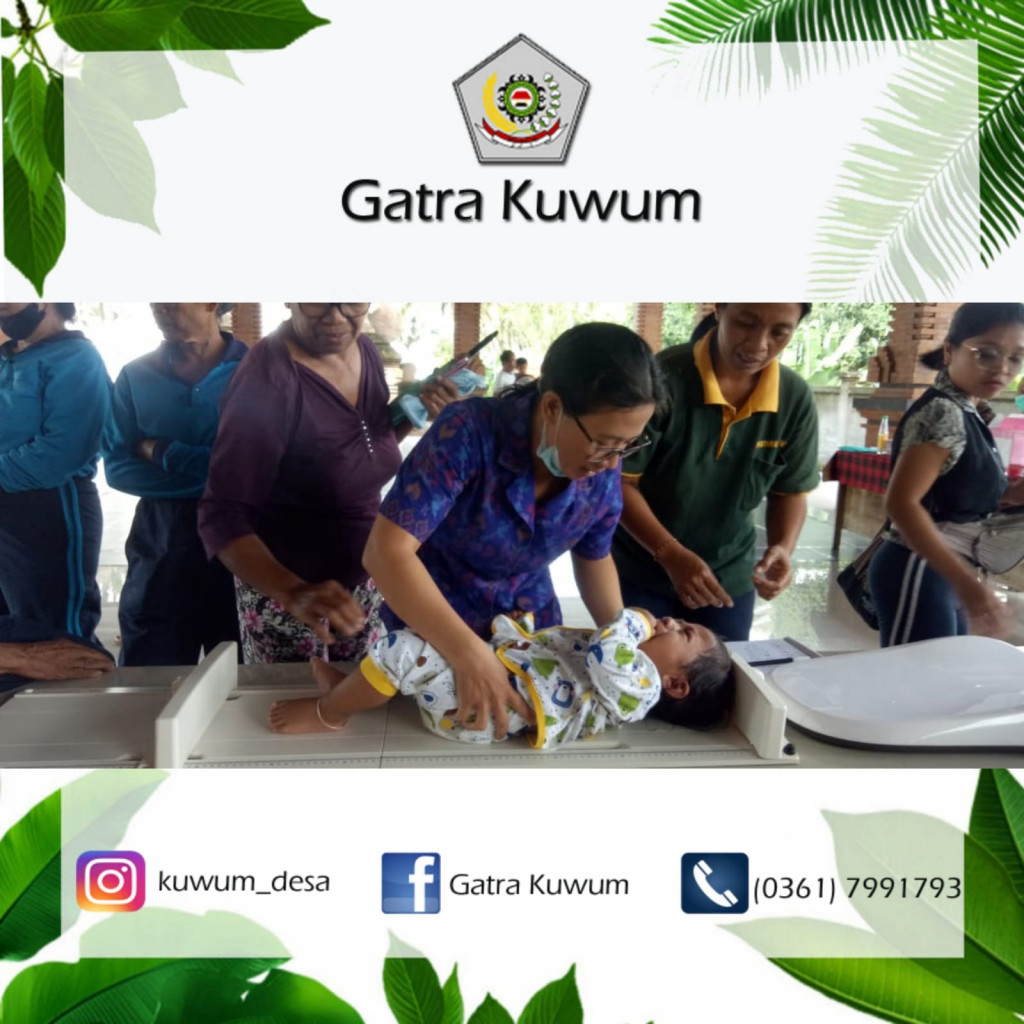 GIAT POSYANDU BULAN SEPTEMBER DI BR. DINAS KUWUM